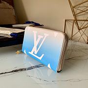 Louis Vuitton Zippy Wallet Blue M80361  - 3