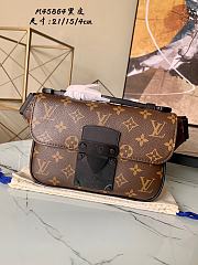 Louis Vuitton S Lock Messenger Monogram Macassar Canvas M45864  - 1