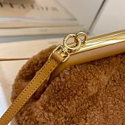 FENDI First Small Sheepskin brown leather bag 8BP129 size 26cm - 5