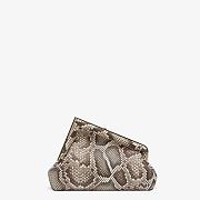 FENDI FIRST SMALL Natural python leather bag 8BP129  - 5