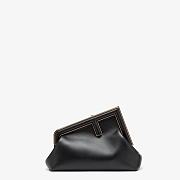 FENDI First Small Black leather bag 8BP129 size 26cm - 6