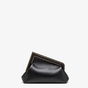 FENDI First Small Black leather bag 8BP129 size 26cm - 5