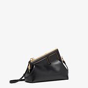 FENDI First Small Black leather bag 8BP129 size 26cm - 4