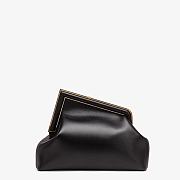 FENDI First Medium Black leather bag 8BP127 size 32cm - 4