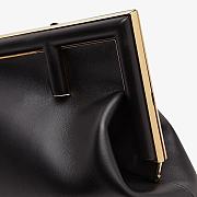 FENDI First Medium Black leather bag 8BP127 size 32cm - 2