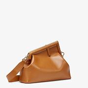 FENDI First Medium Caramel leather bag 8BP127 size 32cm - 4