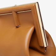 FENDI First Medium Caramel leather bag 8BP127 size 32cm - 2