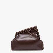 FENDI First Medium Brown leather bag 8BP127 size 32cm - 6