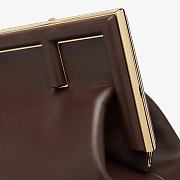 FENDI First Medium Brown leather bag 8BP127 size 32cm - 2