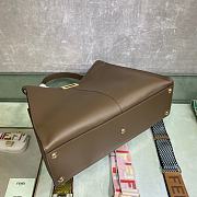 FENDI Peekaboo X-Lite Large Brown leather bag 8BN304  - 5