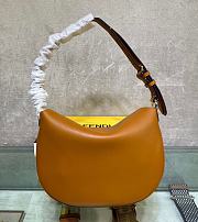 FENDI Small Croissant Brown leather bag 8BR790  - 2