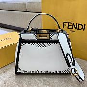 FENDI California Sky Peekaboo Iconic Medium Handbag 8BN290  - 1