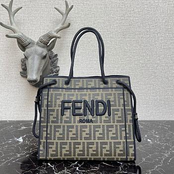 FENDI Roma Medium Shopper Tote Bag In F Letters  