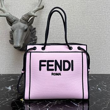 FENDI Roma Medium Shopper Tote Bag In Pink 8BH378AD6A