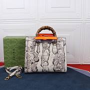 Gucci Diana small python tote bag natural color 660195 27cm - 1