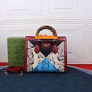 Gucci Diana small python tote bag multicolour 660195 27cm - 1