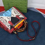 Gucci Diana small python tote bag multicolour 660195 27cm - 5