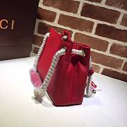 Gucci Soho leather shoulder bag red 387043 size 25cm - 6