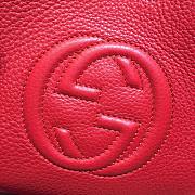 Gucci Soho leather shoulder bag red 387043 size 25cm - 4