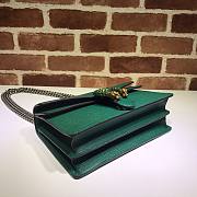 Gucci Dionysus small shoulder bag emerald green leather 400249 size 28cm - 6