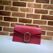 Gucci Dionysus small shoulder bag red leather 400249 size 28cm - 1
