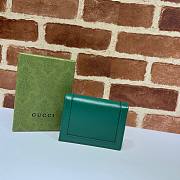 Gucci Diana card case wallet emerald green leather 658244 size 11cm - 4