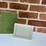 Gucci Diana card case wallet white leather 658244 size 11cm - 4