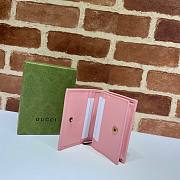 Gucci Diana card case wallet pastel pink leather 658244 size 11cm - 3