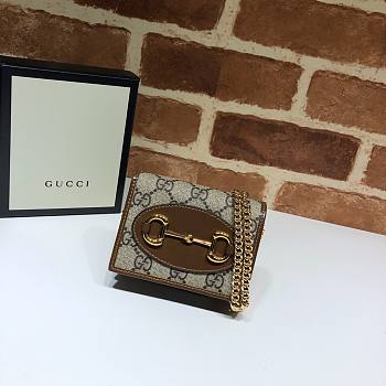 Gucci Horsebit 1955 wallet with chain 623180 size 11cm