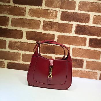 Gucci Jackie 1961 mini shoulder bag (red leather) 637091 size 19cm