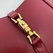 Gucci Jackie 1961 mini shoulder bag (red leather) 637091 size 19cm - 6