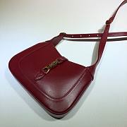 Gucci Jackie 1961 mini shoulder bag (red leather) 637091 size 19cm - 5