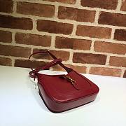 Gucci Jackie 1961 mini shoulder bag (red leather) 637091 size 19cm - 4