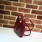 Gucci Jackie 1961 mini shoulder bag (red leather) 637091 size 19cm - 3