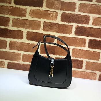 Gucci Jackie 1961 mini shoulder bag (black leather) 637091 size 19cm