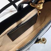 Gucci Jackie 1961 mini shoulder bag (black leather) 637091 size 19cm - 3