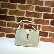Gucci Jackie 1961 mini shoulder bag (white leather) 637091 size 19cm - 1