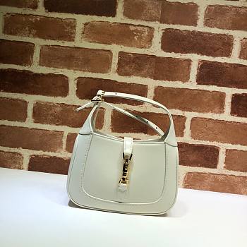 Gucci Jackie 1961 mini shoulder bag (white leather) 637091 size 19cm