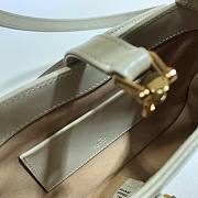 Gucci Jackie 1961 mini shoulder bag (white leather) 637091 size 19cm - 5