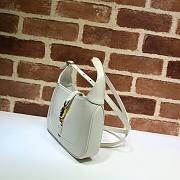 Gucci Jackie 1961 mini shoulder bag (white leather) 637091 size 19cm - 6