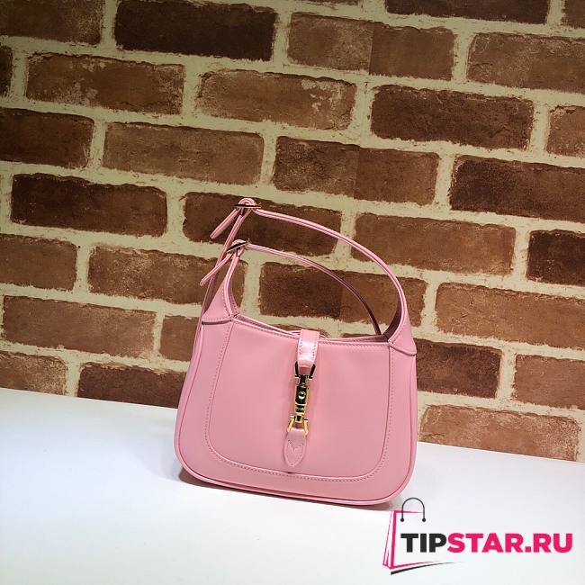 Gucci Jackie 1961 mini shoulder bag (light pink leather) 637091 size 19cm - 1