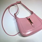 Gucci Jackie 1961 mini shoulder bag (light pink leather) 637091 size 19cm - 5