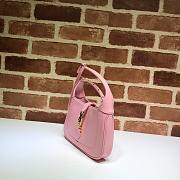 Gucci Jackie 1961 mini shoulder bag (light pink leather) 637091 size 19cm - 3