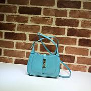 Gucci Jackie 1961 mini shoulder bag (light blue leather) 637091 size 19cm - 1