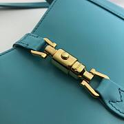 Gucci Jackie 1961 mini shoulder bag (light blue leather) 637091 size 19cm - 6