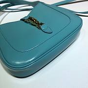 Gucci Jackie 1961 mini shoulder bag (light blue leather) 637091 size 19cm - 2