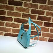 Gucci Jackie 1961 mini shoulder bag (light blue leather) 637091 size 19cm - 3
