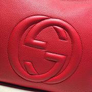 Gucci Soho leather hobo (red leather) 408825 size 35cm - 3