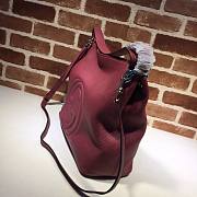 Gucci Soho leather hobo (wine red leather) 408825 size 35cm - 6