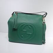 Gucci Soho leather hobo (emerald green leather) 408825 size 35cm - 1